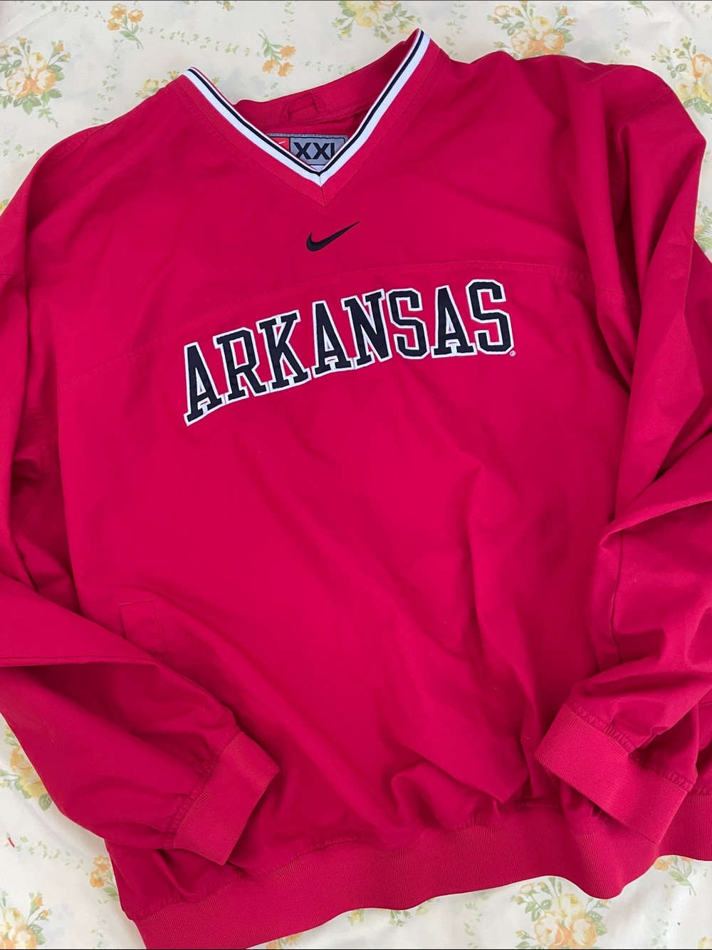2X Nike Arkansas v neck Pullover